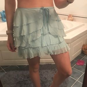 VINTAGE 2 PIECE BEBE TOP + SKIRT